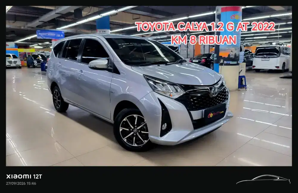 km 8 ribuan TOYOTA CALYA 1.2 G AT 2022 KONDISI ISTIMEWA
