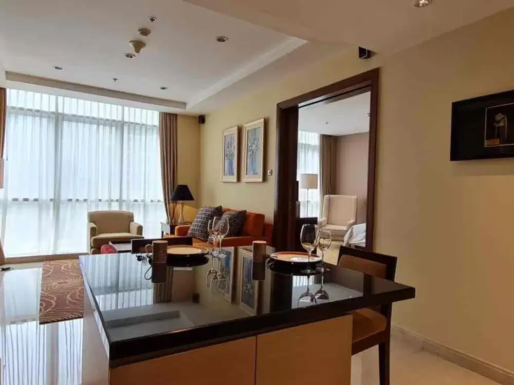 Disewakan Apartemen Oakwood Premier Cozmo full furnished di Mega Kuningan Jakarta Selatan