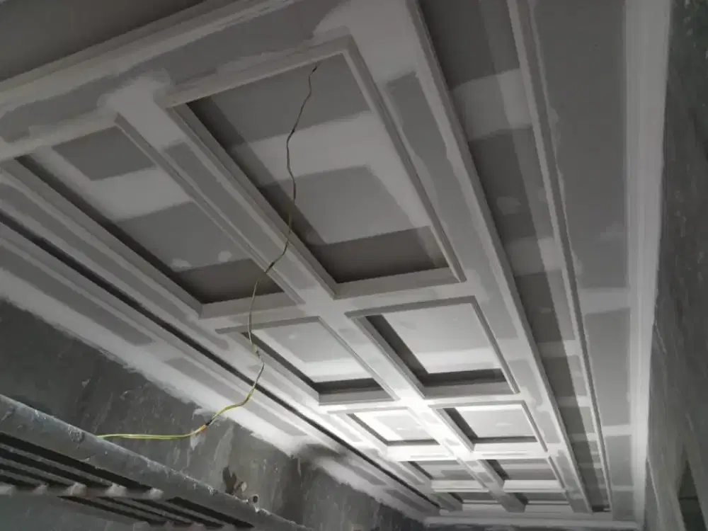plafon gypsum , partisi/sekat ruangan gypsum,pvc,almunium