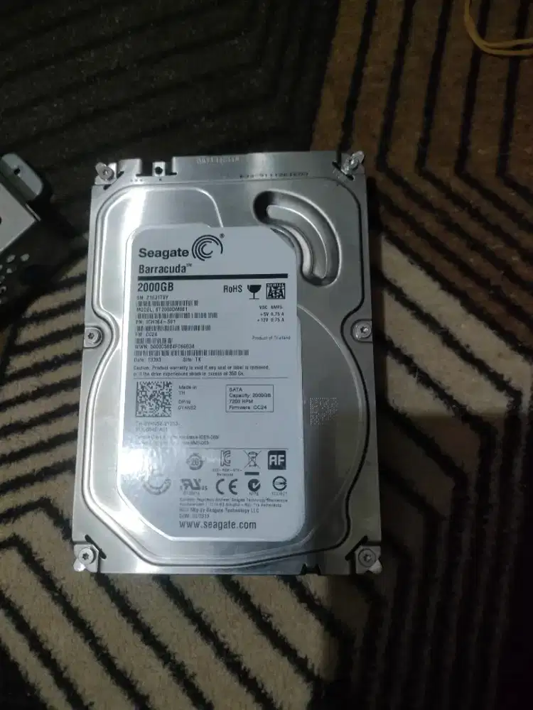 Hardisk  Seagate  Barracuda 2000 GB