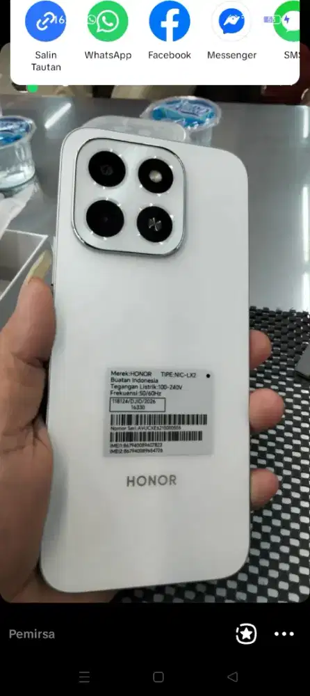 HONOR X6C RAM 12/256 NEW TERMURAH