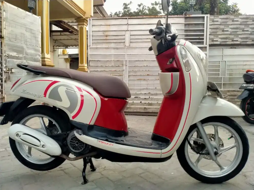 Honda Scoopy Fi lengkap motor sehat keterangan detail dibawah