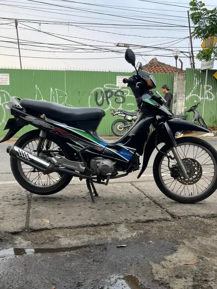shogun 110 mesin orian klistrikan normal setarter jalan