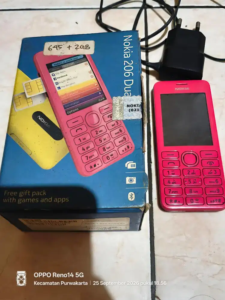 Nokia 206 dual minus headset