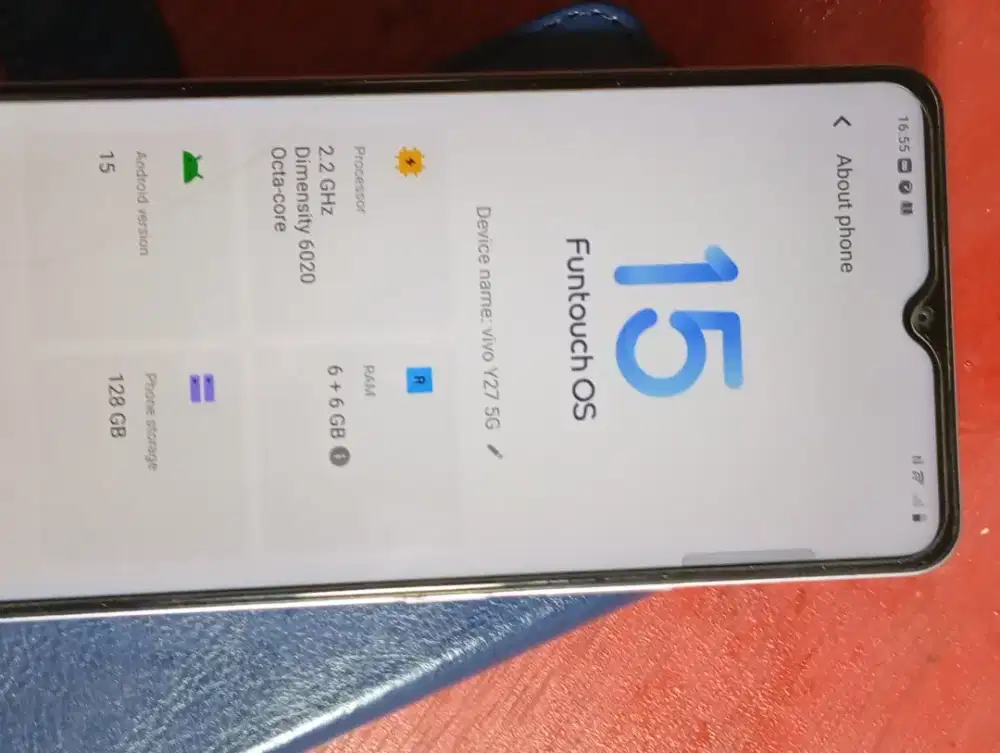 VIVO y27 5G, RAM(6+6)GB/128GB NFC