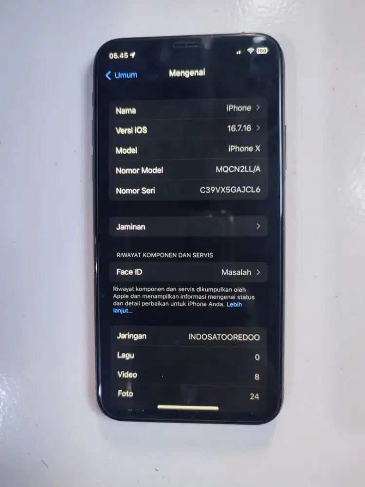 iPhone X 256Gb Inter Semua Operator