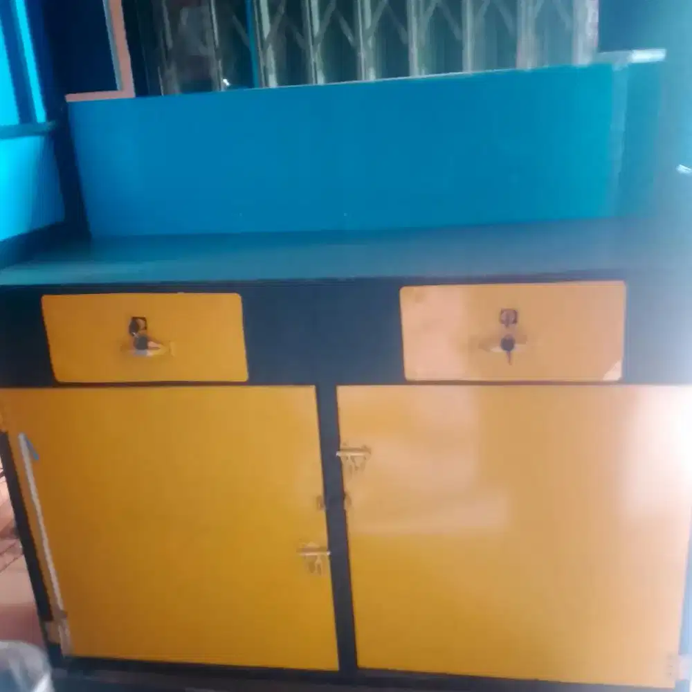 Gerobak Es Teler Bahan Full Plat