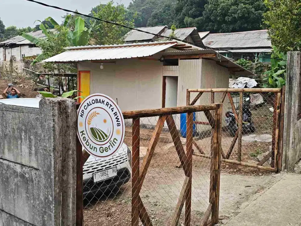 CEPATT Rumah Kebun Luas 1000 meter akses mobil tamansari calobak bogor 700mdpl sejuk