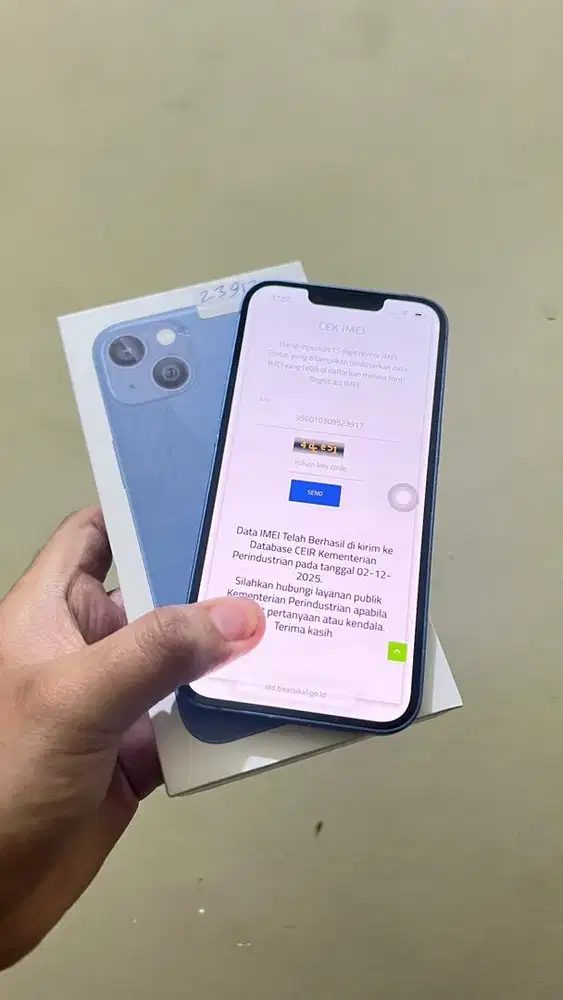 IPHONE 13 128 RESMI BEACUKAI STRA IBOX JRINGNNY AMAN LOKBJM SIAP PKAI