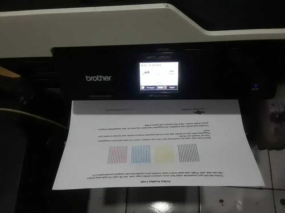 printer brother Mfc-j3520 A3 Bisa wifi adf scan copy print