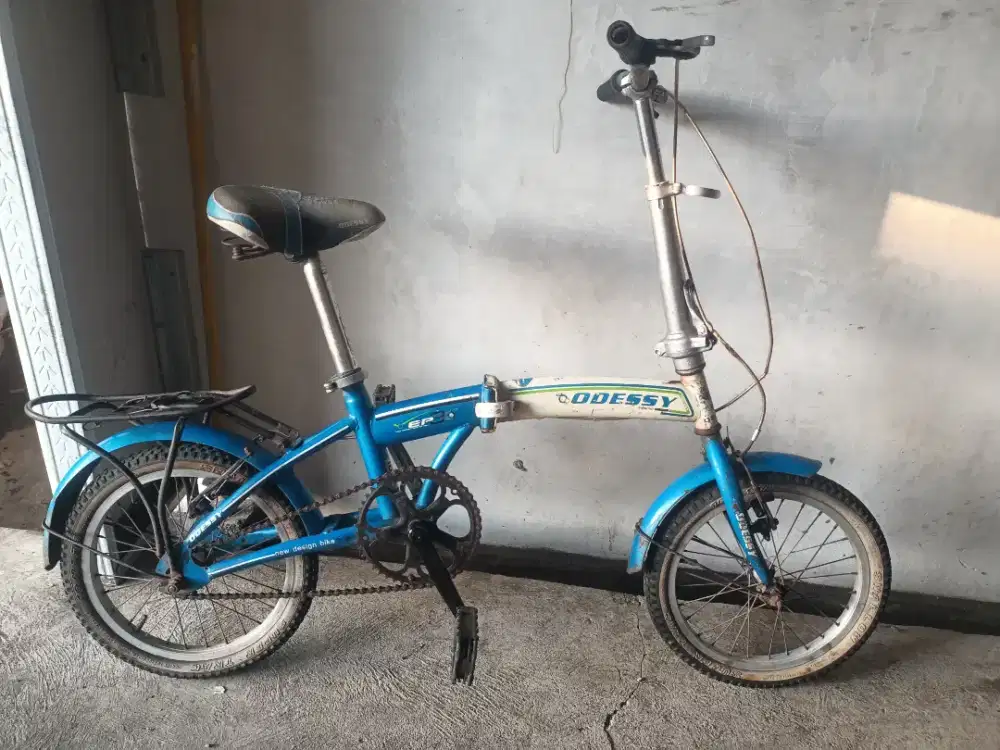 Sepeda lipat uk16 rangka kokoh rem pakem