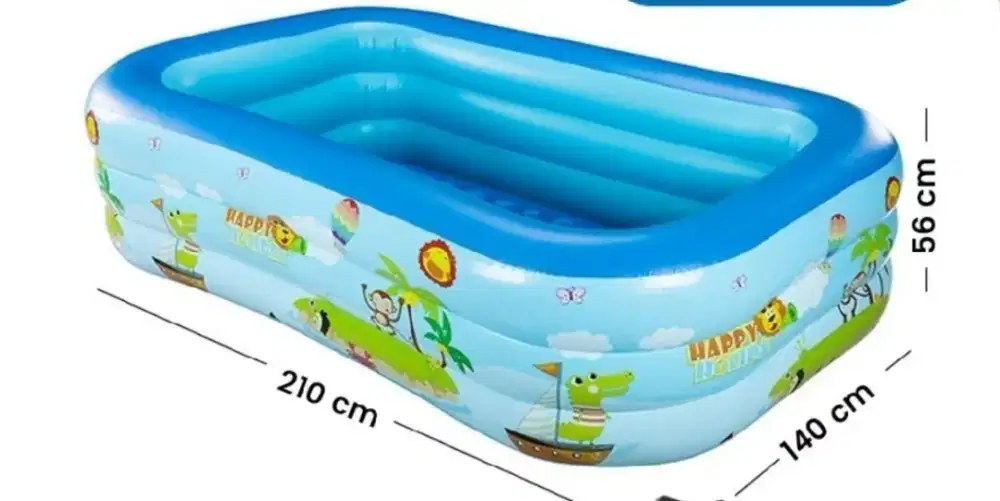 Kolam anak free pompa listrik