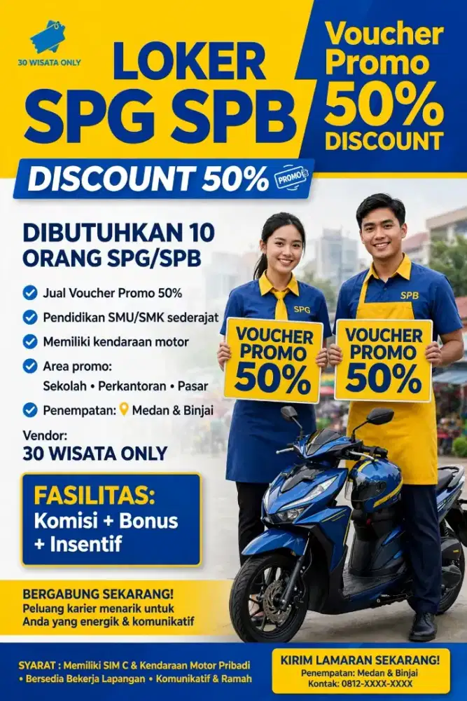 Lowongan SPG/SPB ned