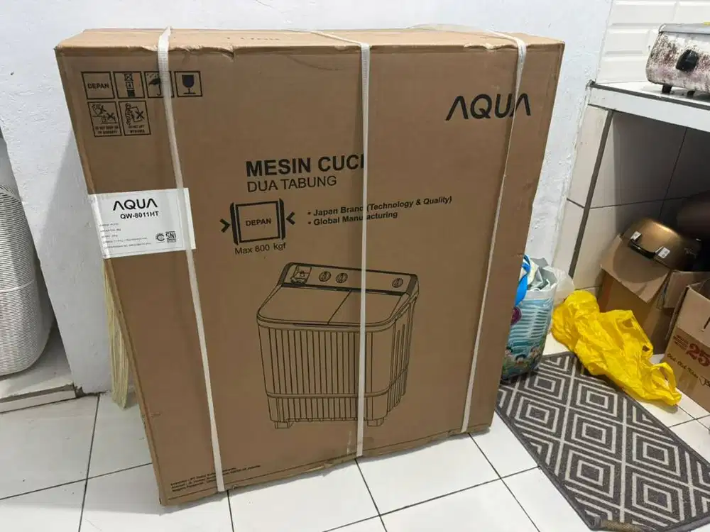 Mesin Cuci AQUA QW 8011-HT (2 Tabung)