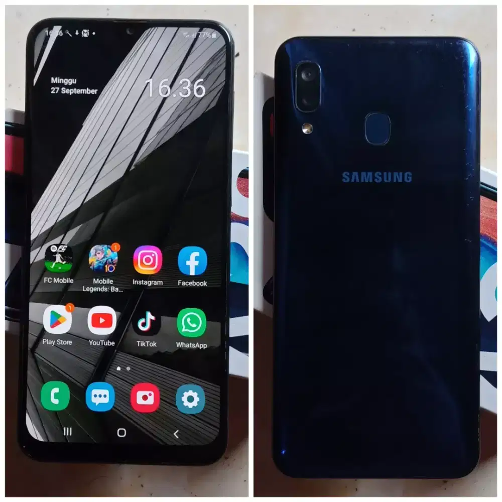 Samsung A20 Super Amoled