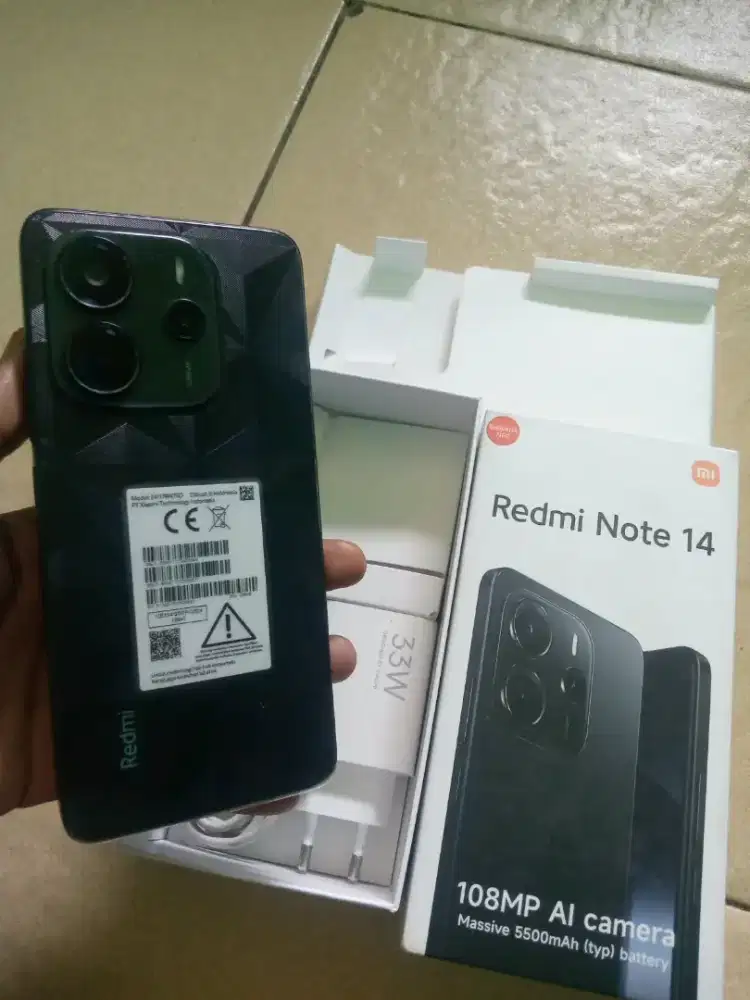 Seken Redmi Note 14 4G 8/256 Fulset ori