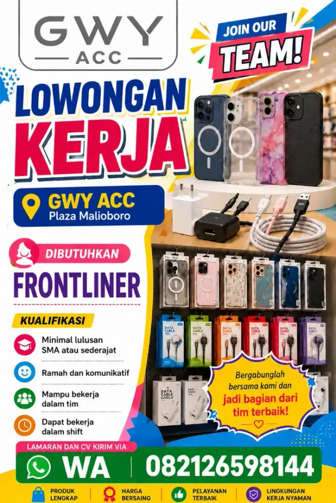 Lowongan Kerja di Aksesoris HP
