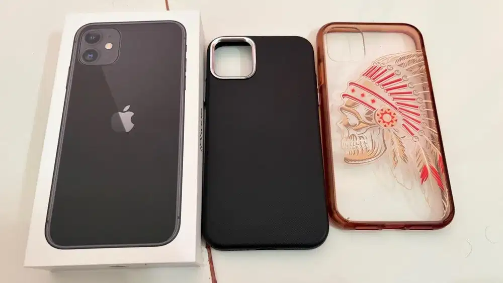 Jual iphone 11 second 64GB Fullset , BH 75% nego
