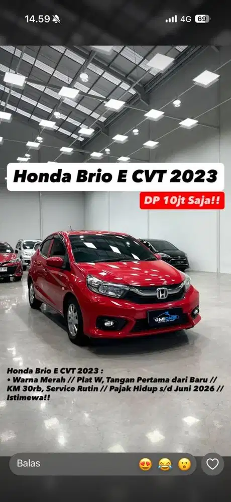 Honda Brio E CVT 2023