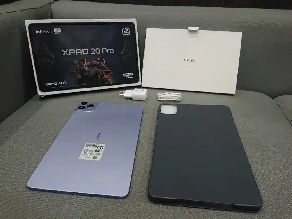 Infinix Tab Xpad 20 Pro 4G 256Gb fullset oryginal lengkap mulus