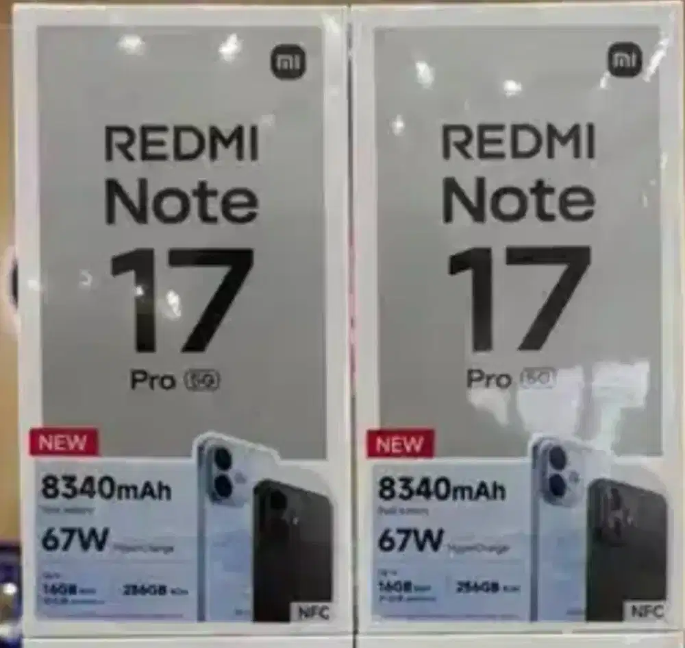 Redmi note 17 pro 5G baru garansi resmi Bisa tt bisa kredit bisa cod