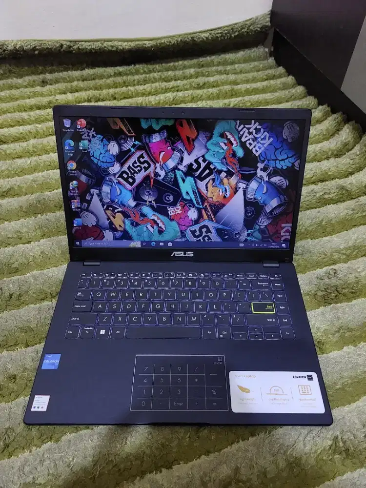 Laptop asus vivobook e410mbslim fullset mulus nominus