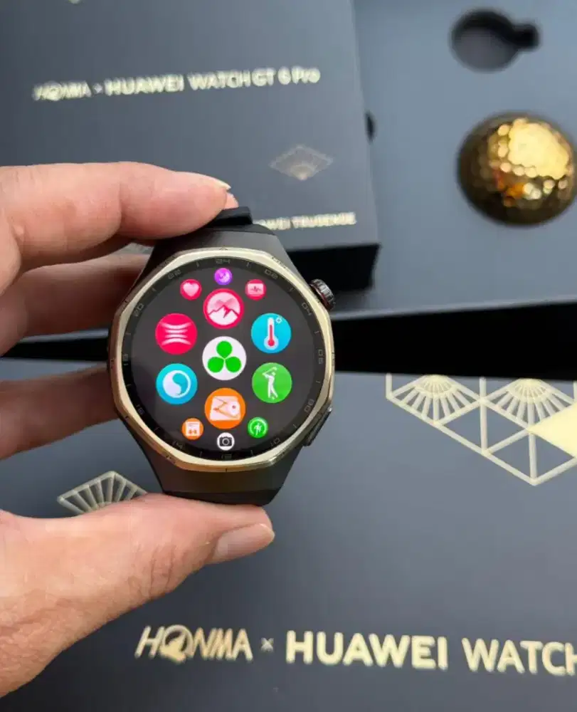 Huawei Watch GT 6 Pro 46mm Honma Edition Special Fullset Resmi Mulus