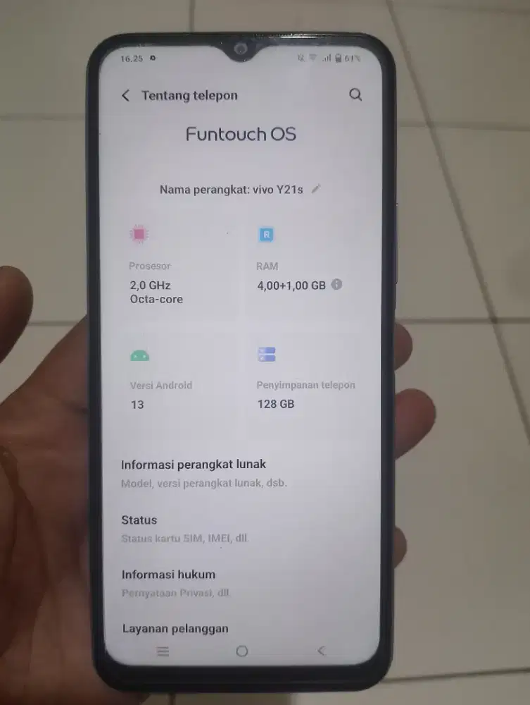 VIVO Y21S 4+1/128GB