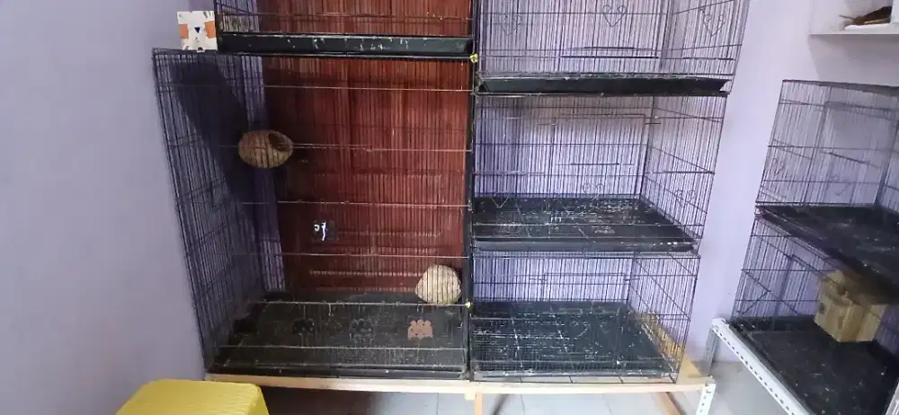 Kandang hurung besi teballl