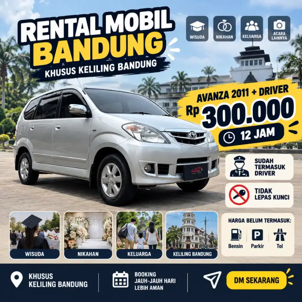 Rental Avanza+Driver