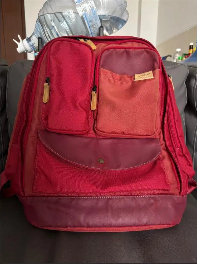 Ransel Travel Samsonite Red, Original