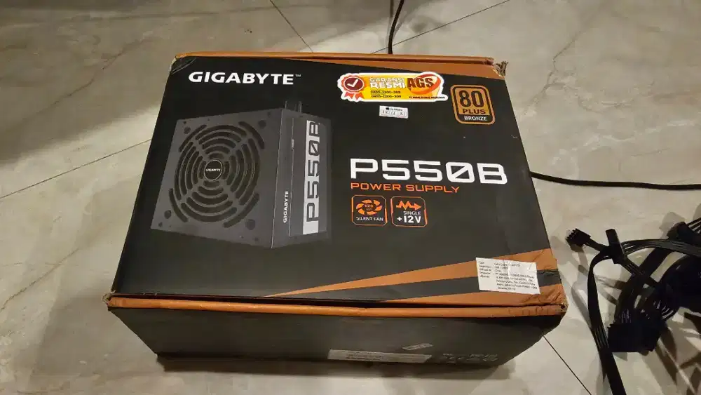 Power Supply 550W P550B gigabyte 80+ Bronze