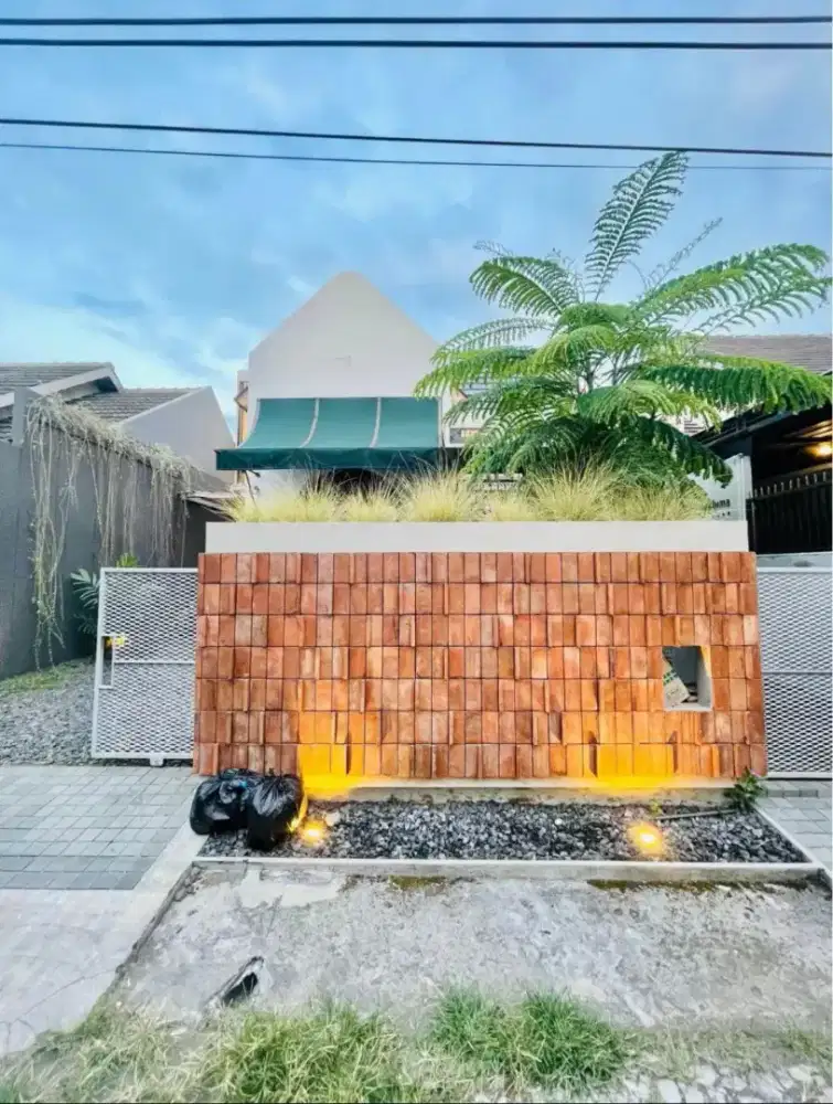 Rumah Cantik Colonial Modern Style Semi Furnished Sawojajar Malang