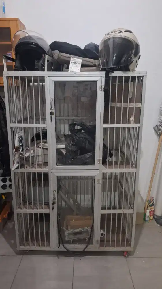 Kandang kucing alumunium