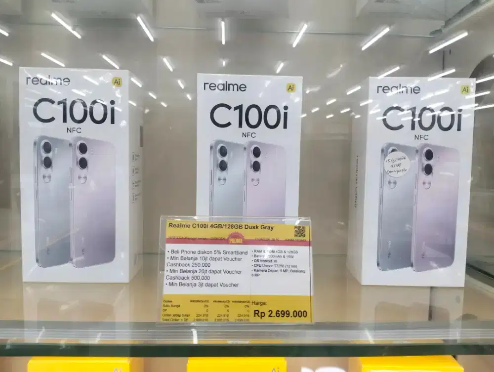 Realme C100i 4/128GB kredit tanpa dp