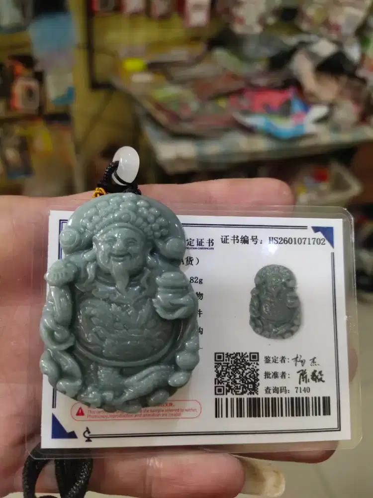 Kalung Batu giok burma Tipe A