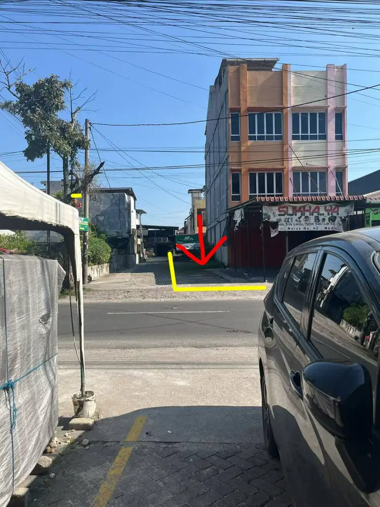KAVLING RUKO CANTIK SIAP BANGUN JALAN MERAK MEDAN SUNGGAL BEBAS BANJIR