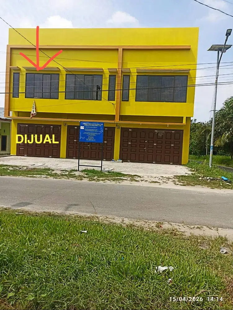 RUKO 2,5 LANTAI DAERAH RANTAU LABAN TEBING TINGGI MASUK DARI MISOP BTN