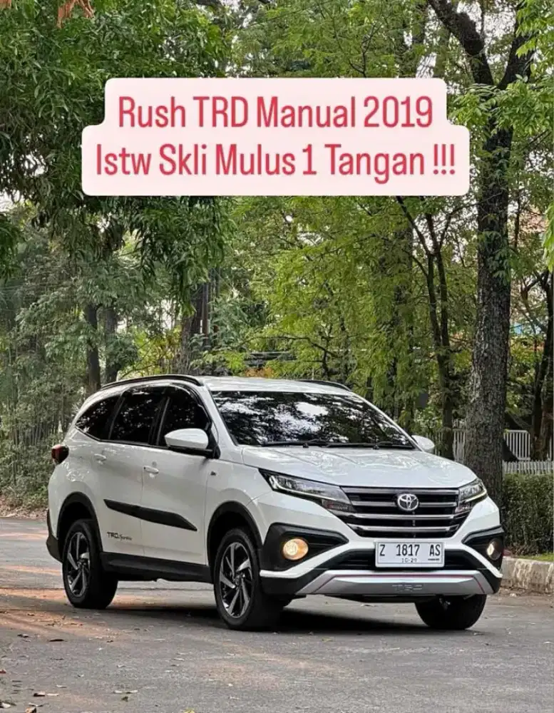 Toyota Rush TRD Manual 2019
