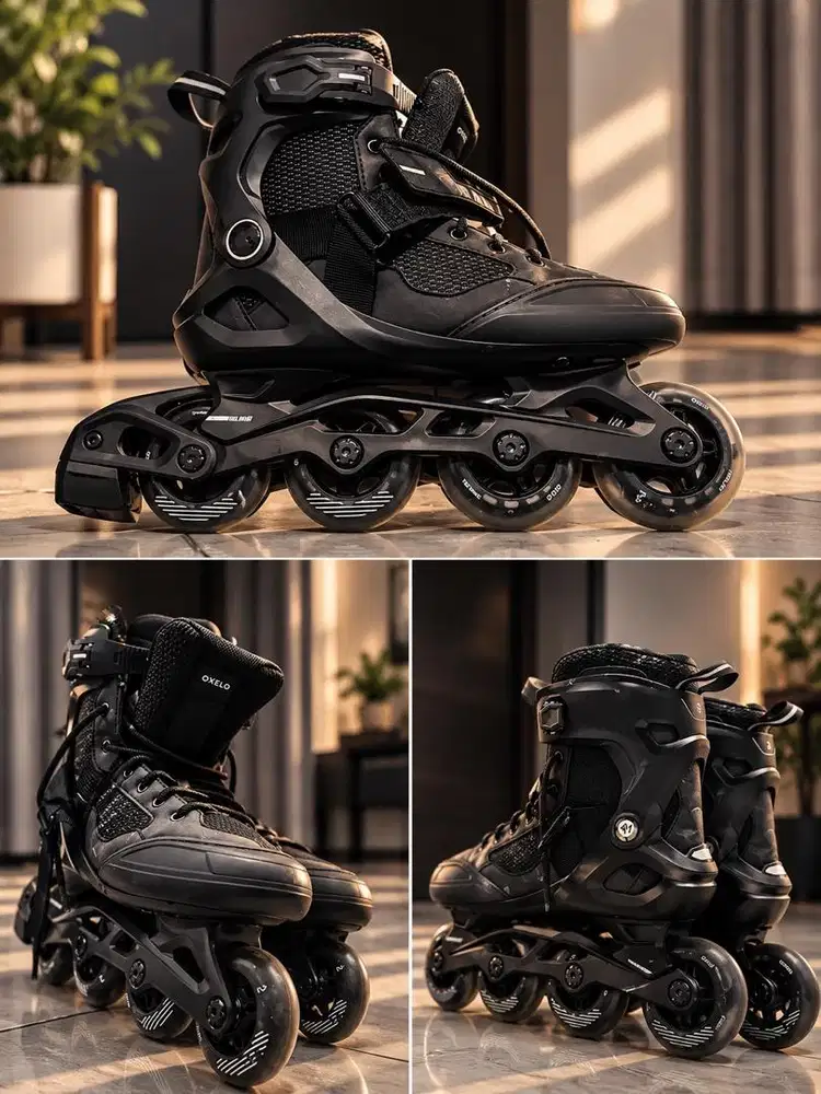 Sepatu roda inline skate decathlon oxelo size 41