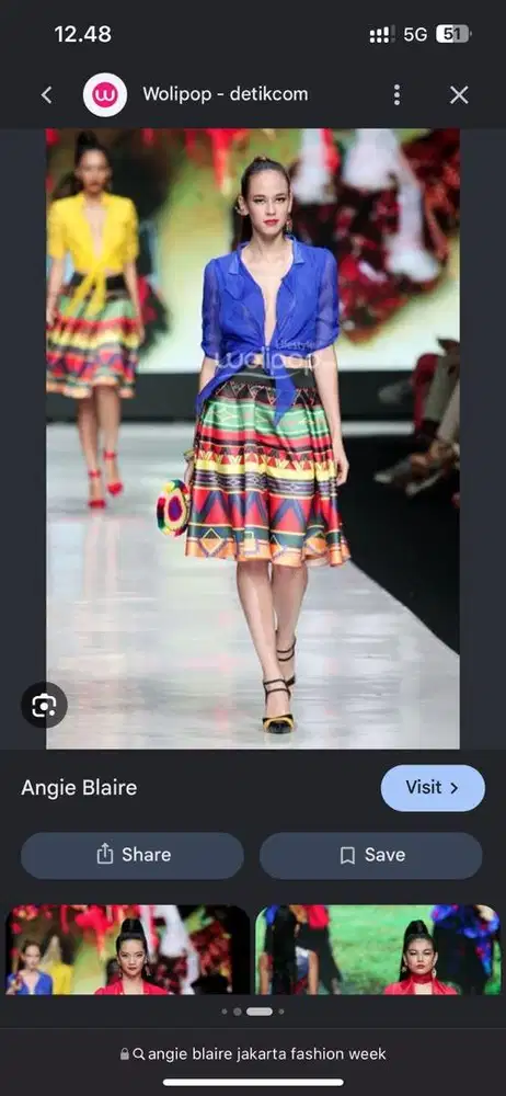 BLAIRE SKIRT - FULL PRINT A LINE SKIRT