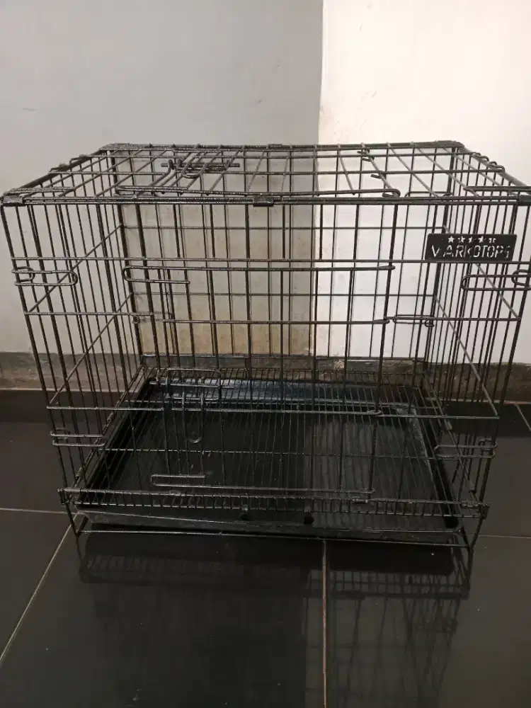 Kandang kucing besi tebel