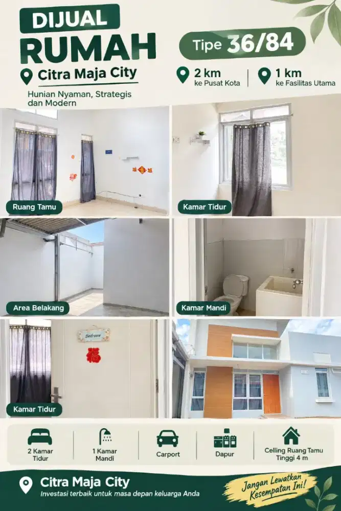 DIJUAL RUMAH CASH