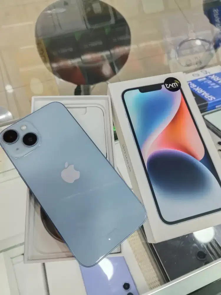Second Iphone 14 128 Gb  blue ibox