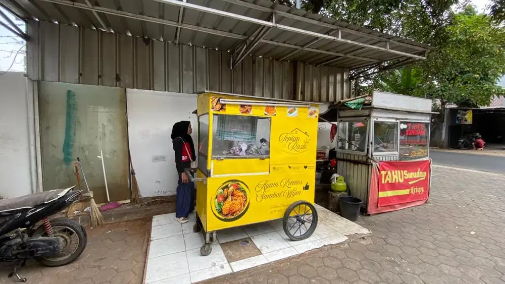 Gerobak jualan kwalitas masih bagus