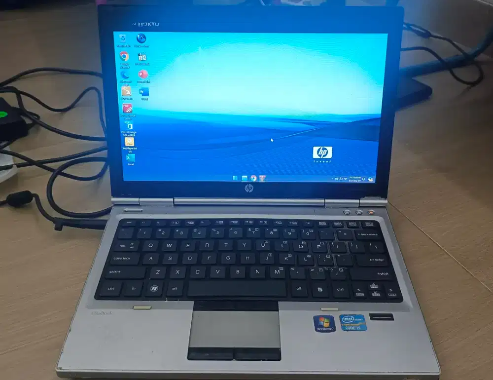 Laptop HP 2570p core i5 gen 3 ram 6gb HDD 330gb minus baterai - speker