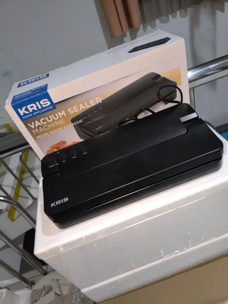 Vacuum Sealer Krisbow 30cm Like New – Low Watt 100W – Lengkap