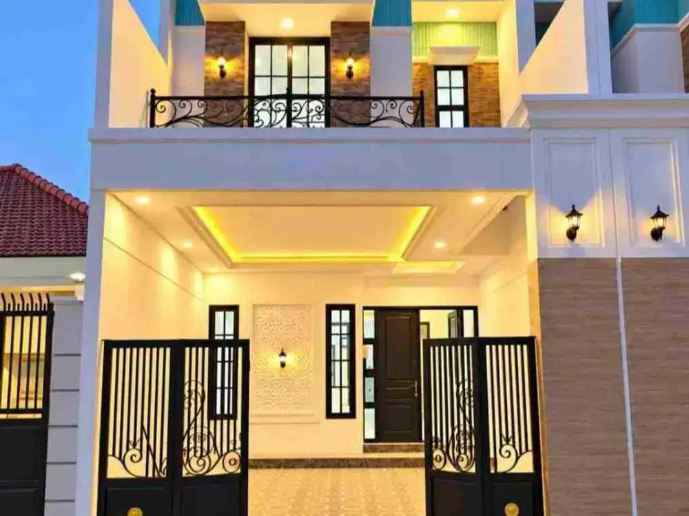 Rumah Classic Minimalis Babatan Pantai dekat Mulyosari