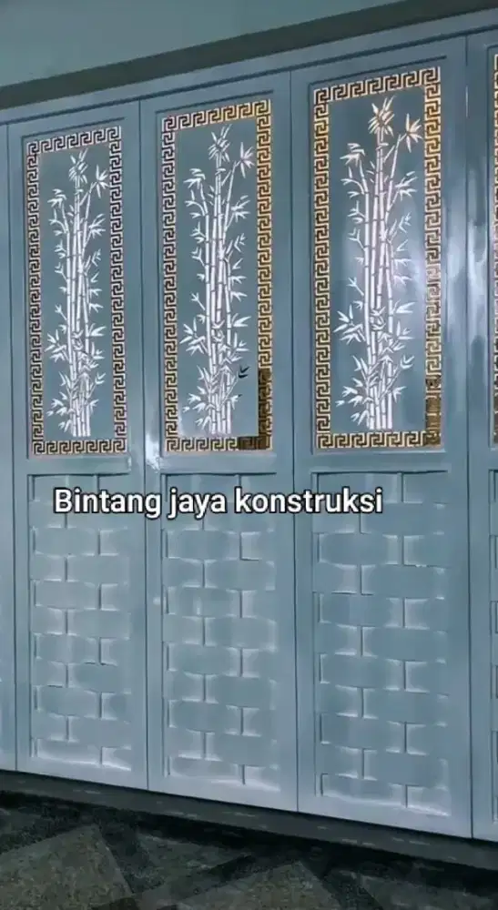 Pintu garasi sliding handerson mewah