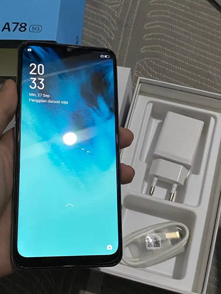 JUAL BU! OPPO A78 5G 8/256 FULLSET NOMINUS